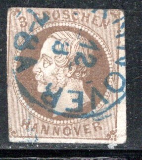 German States Hanover Scott # 23, used