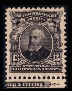 MOMEN: US STAMPS #308 MINT OG NH VF+ LOT #87390*