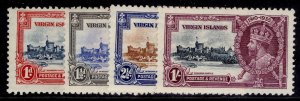 BRITISH VIRGIN ISLANDS QV SG103-106, 1935 SILVER JUBILEE set, M MINT. Cat £25.