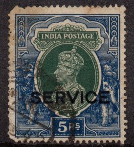 India (1937) - Scott # O102,   Used 