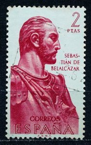 Spain #1017 Single Used