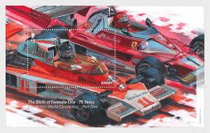 2021 Jersey Birth of Formula One Part1 SS (Scott NA) MNH