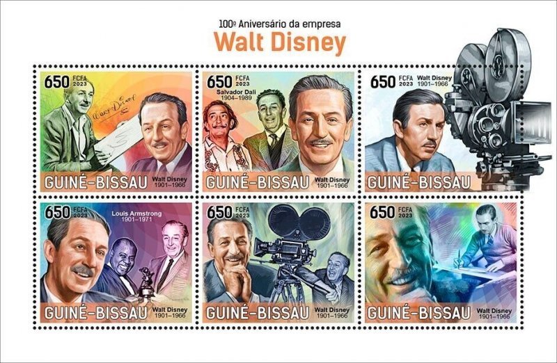 2024/02- GUINEA BISSAU- WALT DISNEY COMPAGNY             6V    MNH **