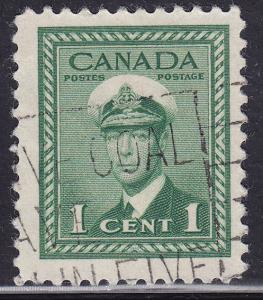 Canada 249 King George VI WWII War 1¢ 1942