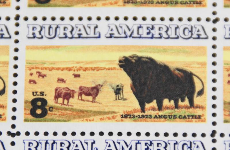 1973 sheet, Rural America, Cattle Sc# 1504