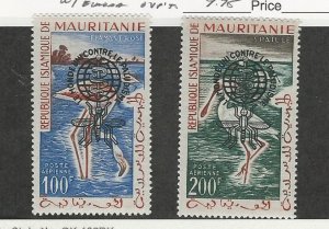 Mauritania, Postage Stamp, #C14-C15 Mint Hinged, 1961 Europa Overprint
