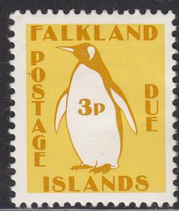 Falkland Islands J3 UNUSED Penguins