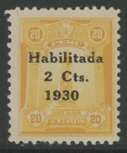 Peru 262** mint NH (B 53)