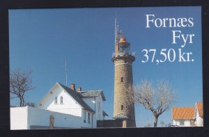 Denmark 1055 MNH 1996 37.50k Fornaes Lighthouse Complete Booklet of 10