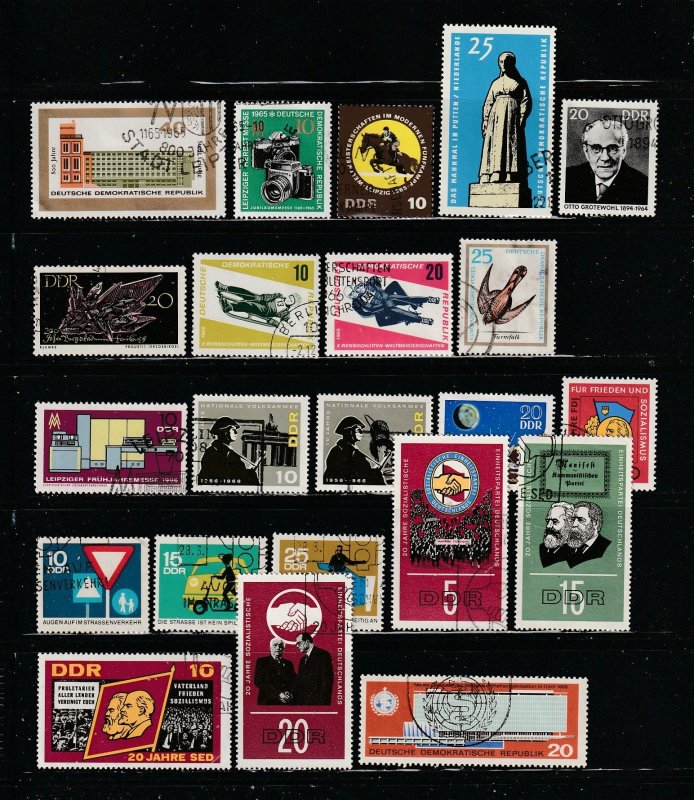Germany DDR Collection C - 4 Scans - All the stamps are in the scans.