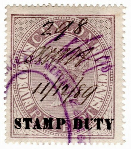 (I.B) Ceylon Revenue : Stamp Duty 5c (provisional) 