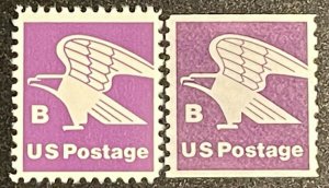 Scott#: 1818 & 1819 - B Eagle single stamp & booklet single 1980 18c MNH OG