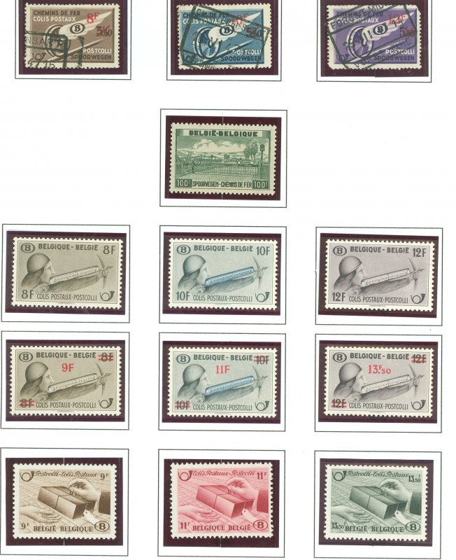Belgium #Q297-Q309 Unused Single (Complete Set)