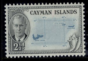 CAYMAN ISLANDS GVI SG140, 2½d turquoise & black, M MINT.
