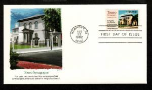 U.S. 1982 FDC Touro!