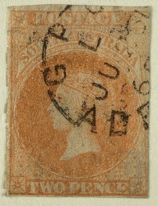 AlexStamps SOUTH AUSTRALIA #6b VF Used 