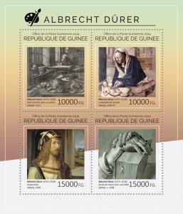 GUINEA - 2014 - Albrecht Durer - Perf 4v Sheet - Mint Never Hinged