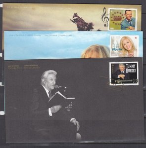 Canada Scott 2766-70 FDC - Canadian Country Artists