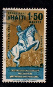 HAITI Scott CO8 used Official Airmail Horse stamp