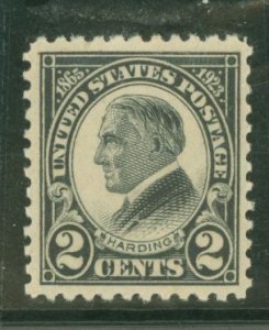 United States #610 Unused Single