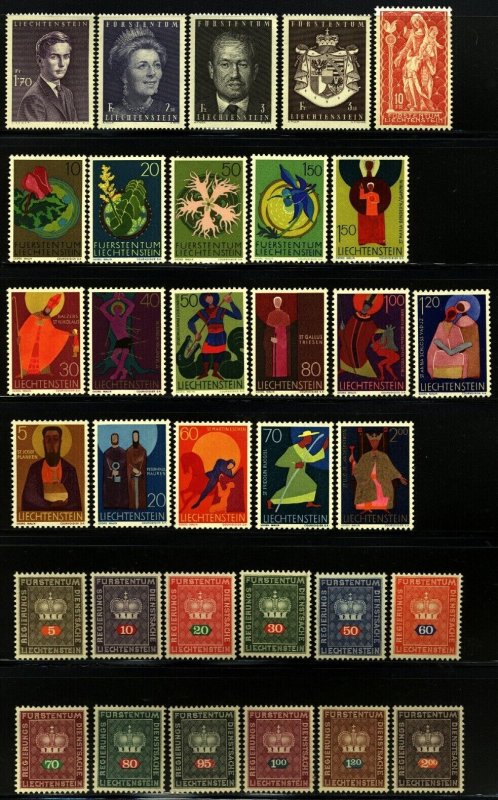 Liechtenstein  Collection of Mint NH stamps