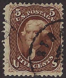 US Scott #75 Used F-VF