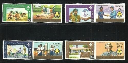 Album Treasures Kenya Scott # 216-233  Scouting Year MNH