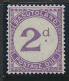 Basutoland  Postage Due  SG D2  spacefiller - Mint - faults see details 