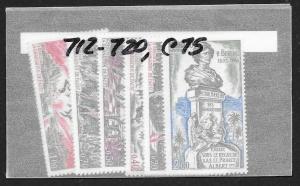 MONACO Sc#712-720, C75 Complete Mint Never Hinged Set