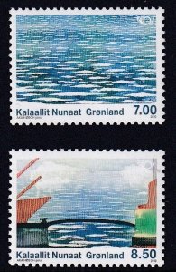 Greenland 2010 - Life by the Sea MNH Set  # 568-569