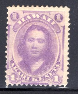 Hawaii #30a, mint hinged, adhesion