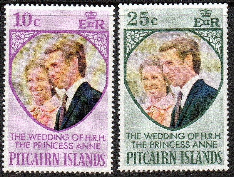 Pitcairn Islands Sc #135-136 MNH