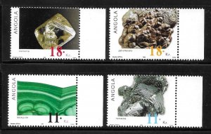 Angola 2001 Minerals Sc 1205-1208 MNH A2909