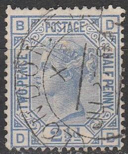 Great Britain #82 Plate 23   F-VF Used  CV $32.50  (A10708)
