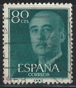 Spain #824 80c Gen Francisco Franco