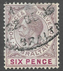 Gibraltar (1912) - Scott # 70,   Used