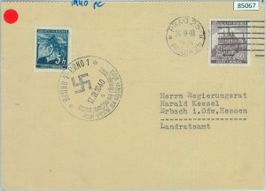 85067 - Bohemia-Moravia - Postal History - CARD w/ special postmark of BRNO 1940-