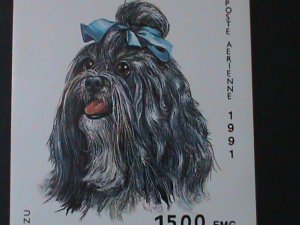 ​MALAGASY-1991- BEAUTIFUL LOVELY SHIH TZU DOG-IMPERF MNH-S/S VF LAST ONE