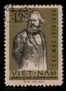 North Viet Nam Scott 245 Karl Marx stamp USED