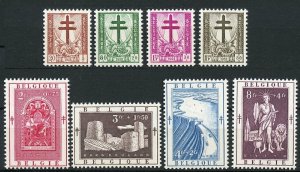 BELGIUM 1952 Tuberculosis Prevention (8v Cpt) Fresh MNH CV$75+