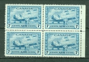 CANADA 1943 AIR #C8...MARGIN BLK...MNH...$9.00