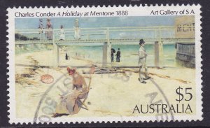 Australia  - 1984 Holiday at Mentone - $5 -Used