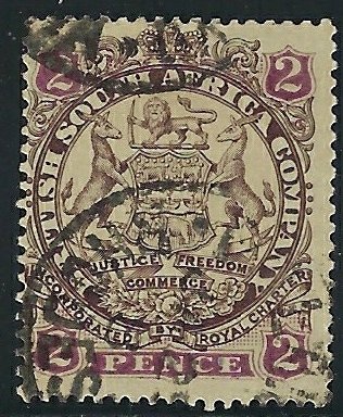 Rhodesia 28 Used 1896 issue (fe9899)