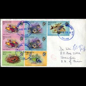 BELIZE 1988 - Cover-Fish