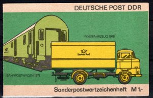 German DDR Scott # 2538 (10), mint nh, cpl booklet, Mi # SMHD 23