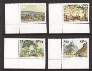 South West Africa  #578-581  MNH  1987   paintings