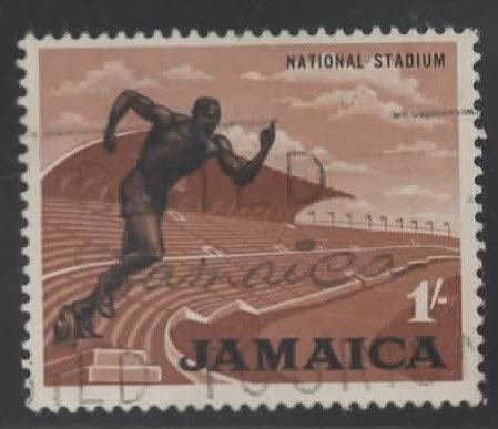 Jamaica Scott 226 Used Runner stamp