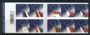 Belgium 2004 Expansion of the EU booklet MUH