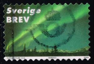 Sweden #2396d Aurora borealis; Used (1.25)