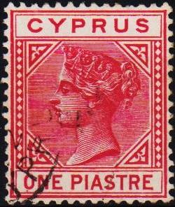 Cyprus. 1881 1pi S.G.33 Fine Used